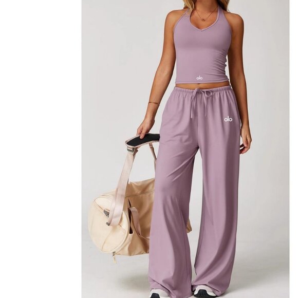 ALO Yoga Tops - ALO yoga suit quick-drying beautiful back sling sports suit